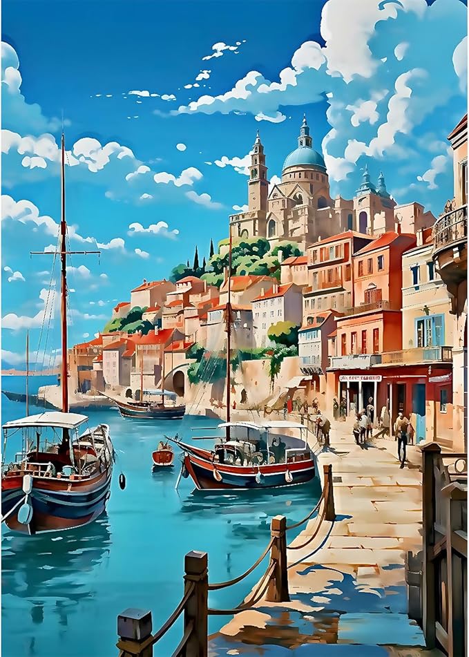 MEIYUDA Peinture Par Numero Adulte Avec Cadre Peinture Par