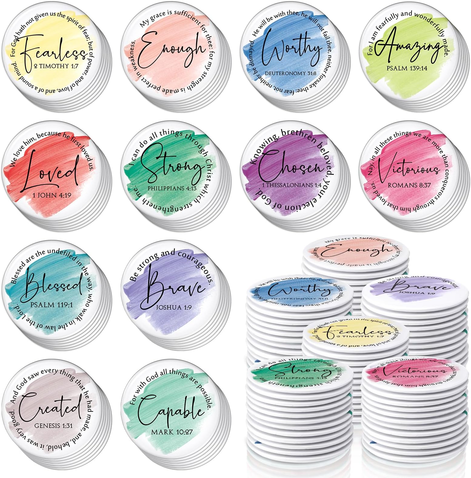 - Geelin Mini Christian Gifts Mirror for Women Bulk Inspirational Bible Verse Scripture Portable Mirrors Small Church Gifts for Mother Women History Month VBS Party Favor(60 Pcs,Classic)