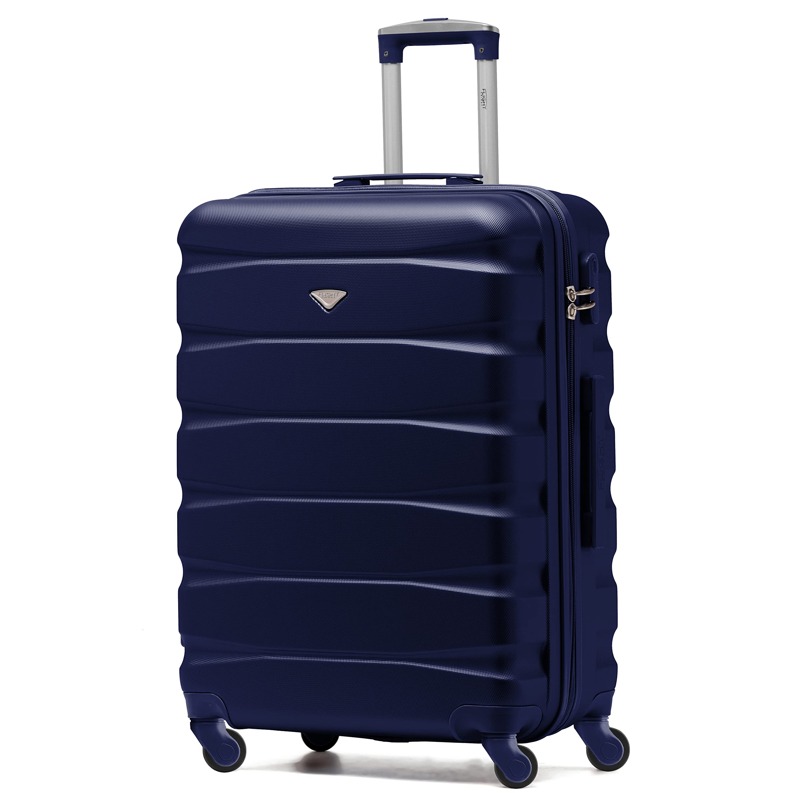 Flight Knight Lightweight 4 Wheel ABS Hard Case Medium Suitcase Approved for Over 100 Airlines Including easyJet, British Airways, Ryanair, Jet2, Emirates & Many More - Check-in Medium Size 25" — view 98