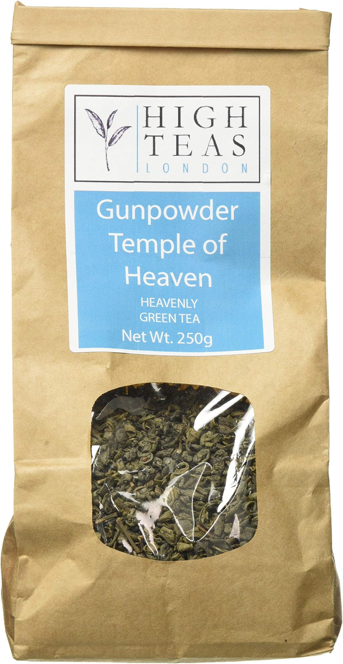 High TeasLondon Gunpowder Temple of Heaven Green Tea, 250 g