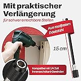 Brosse Nettoyage perceuse sans Fil [Poils Souples et durs]. Nettoie Vite Voiture, Tissus, Jantes, Salle de Bain - Kit Brosse Nettoyage Voiture - Drill Brush - 7