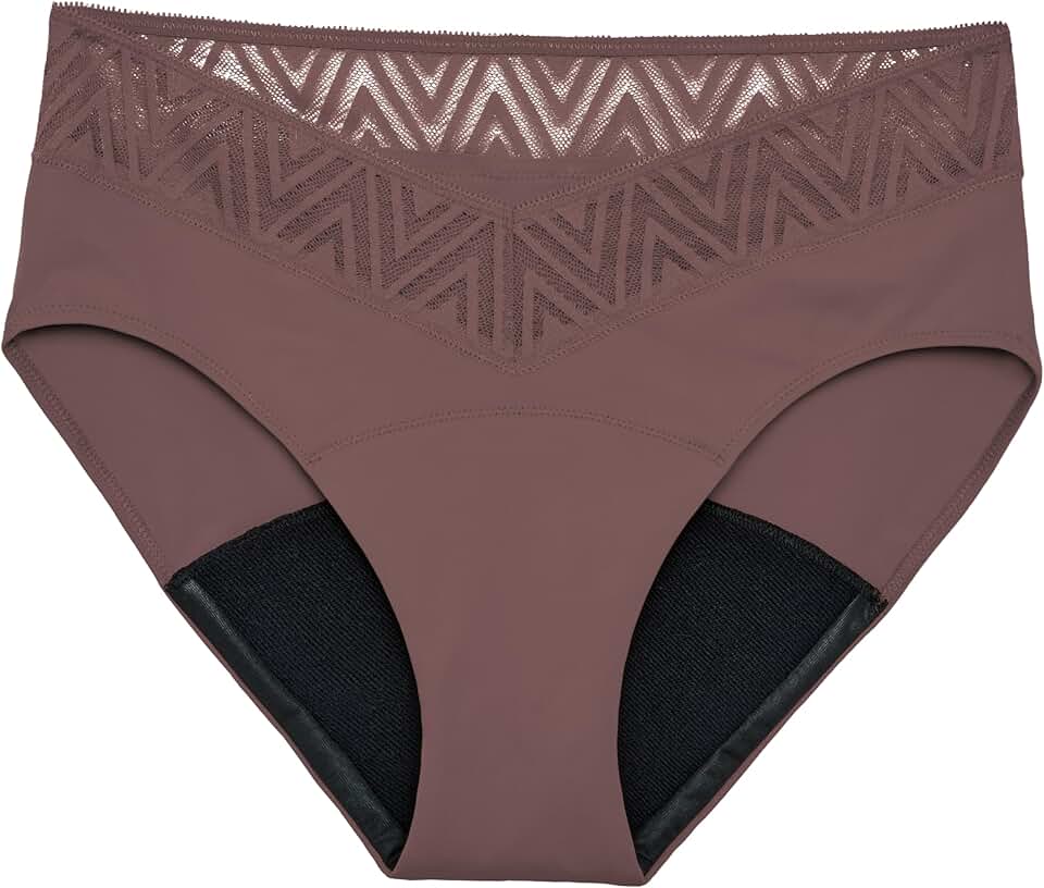 THINX Period Underwear, Comfort-Stretch Hip Huggers, Holds Up to Regular 12 Tampons*, Period Panties