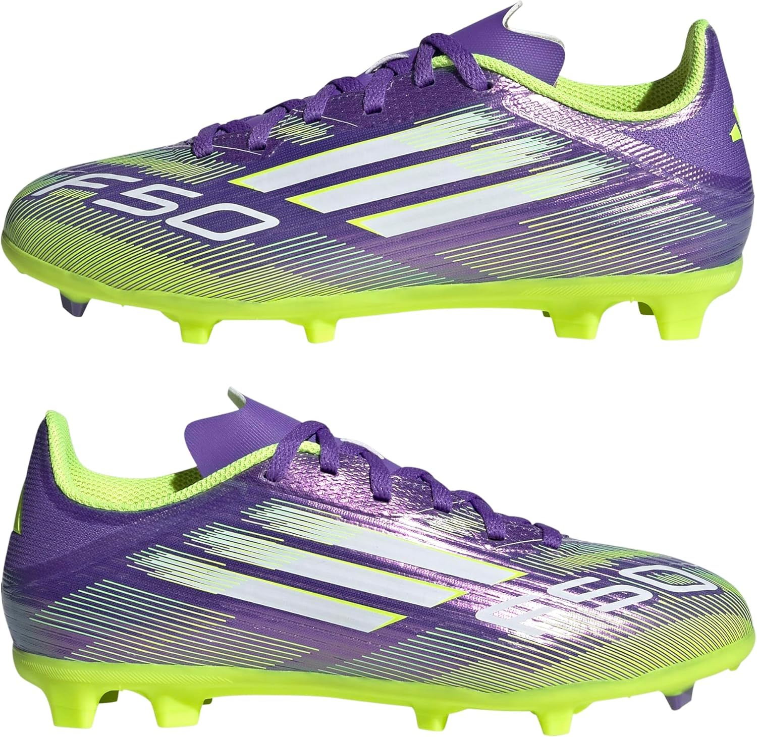 Adidas Unisex-Child F50 League Firm Ground/Multi Ground Soccer Cleats (Little Kid/Big Kid)