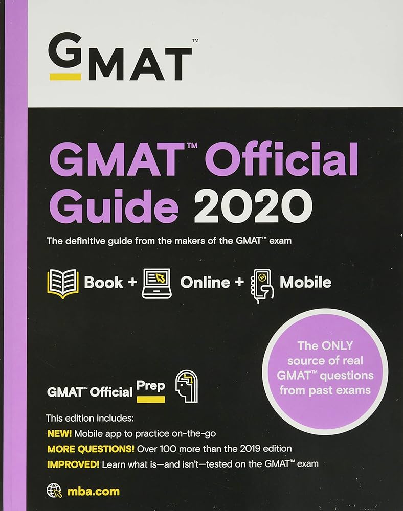 GMAT Official Guide 2020: Book + Online Question Bank: Gmac