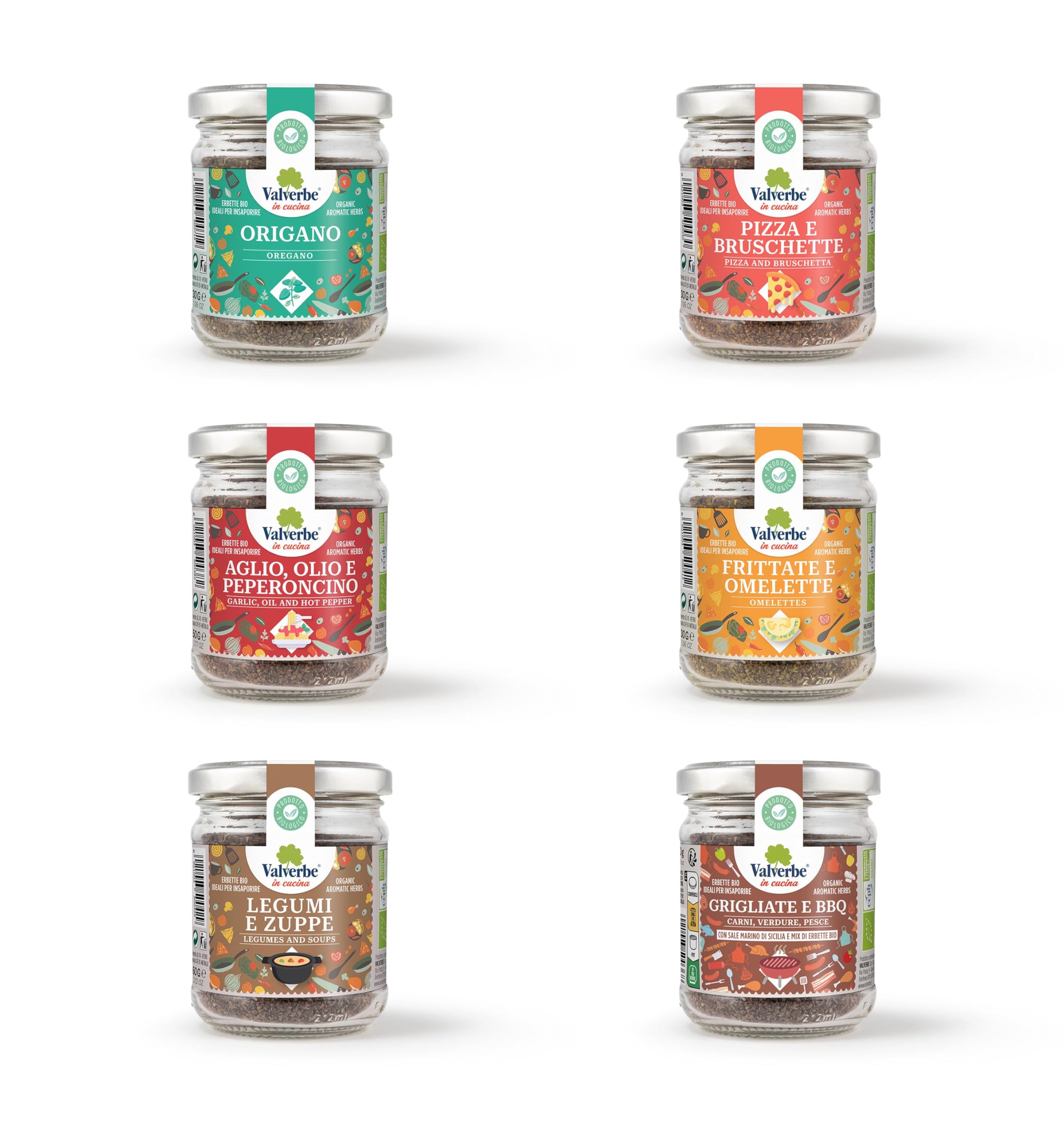 VALVERBE Mix Aromi da Cucina Biologici - 260 g