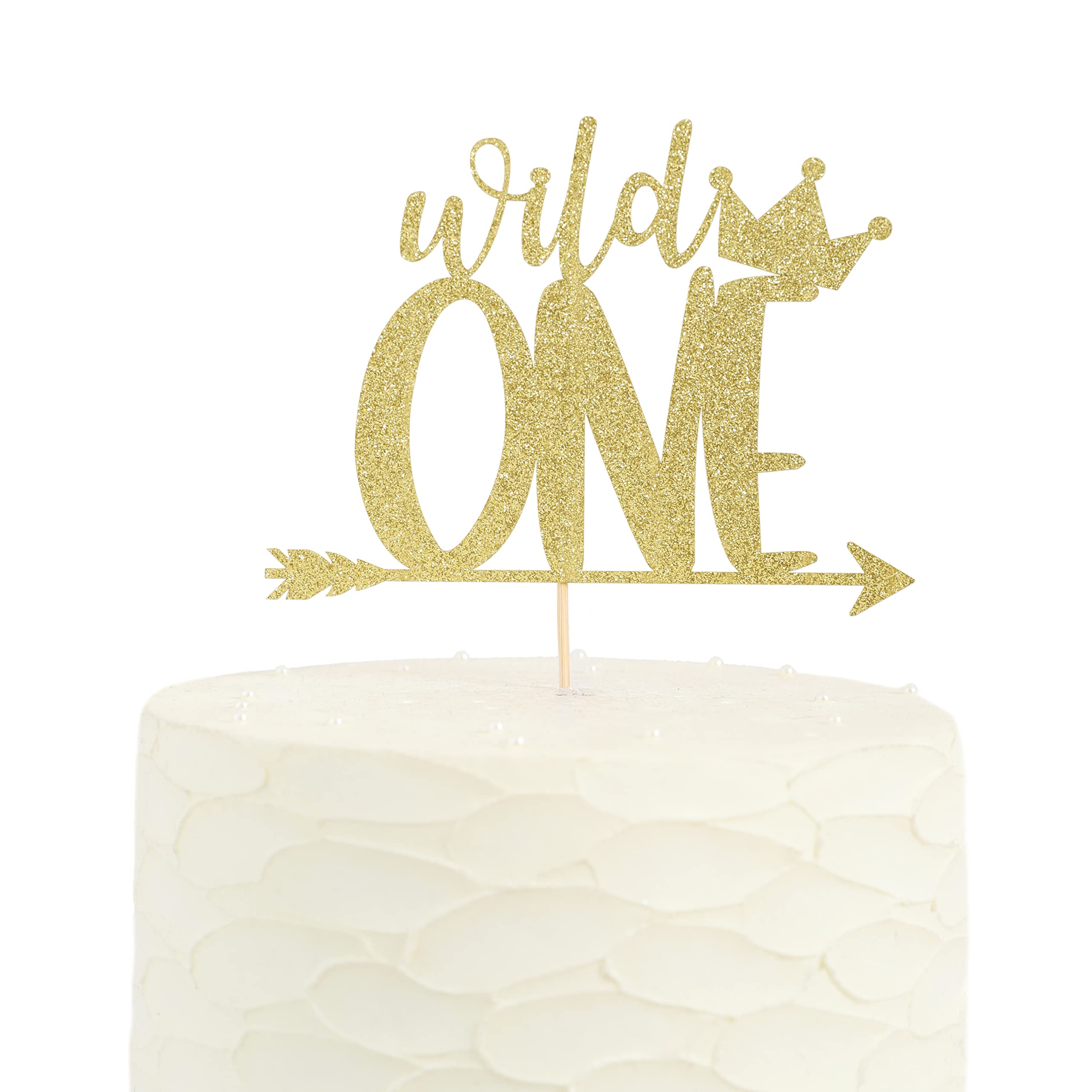 WAWUO Pink Safari Highchair Banner For 1st Birthday - Wild One Highchair Banner, Jungle Highchair Banner, Tropical High Chair Banner, Best Wild One Birthday Decorations For Baby (Pink Safari Highchair