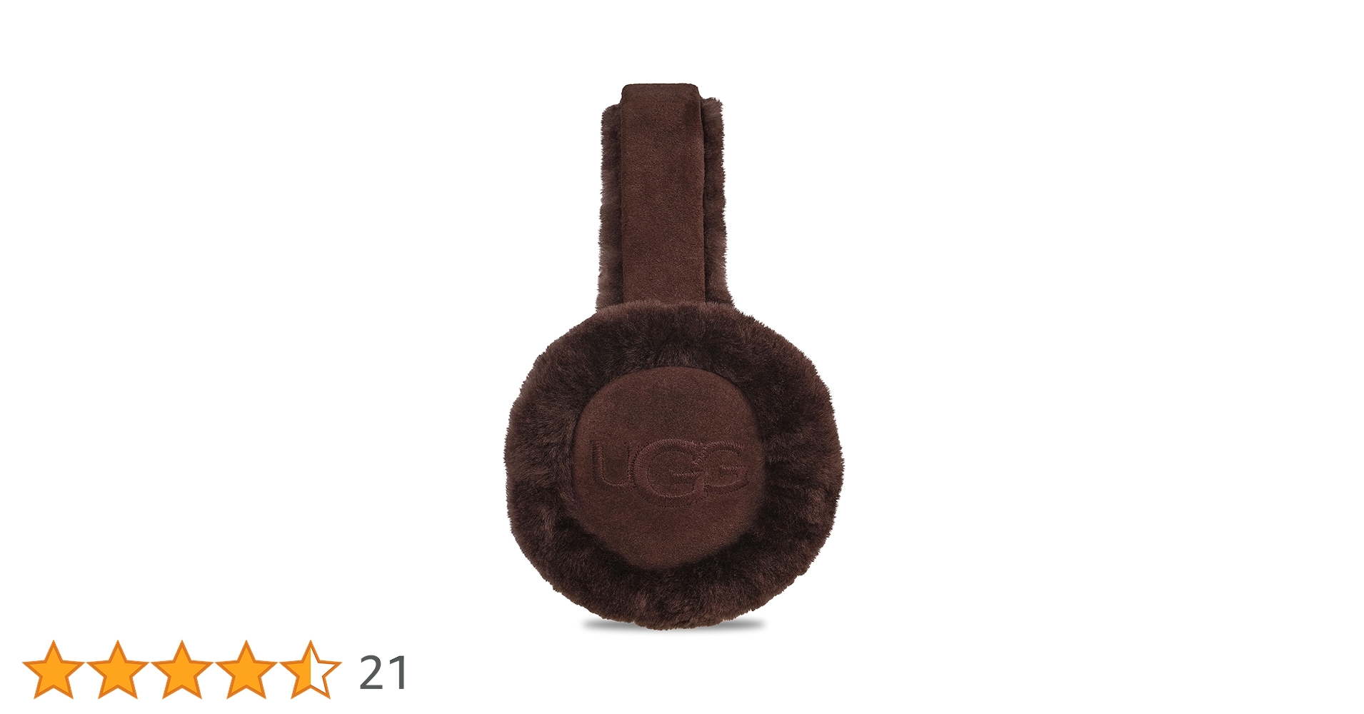 Amazon | UGG EARMUFF UGG レディース 刺繍ロゴ イヤーマフ、栗色