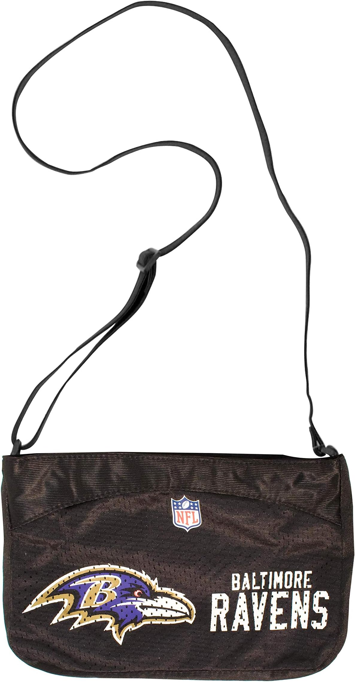 Littlearth Women's NFL Baltimore Ravens Jersey Mini Purse, One-Size, Team Color