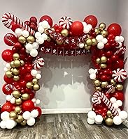 Vista 4 de Globos rojos, 100 globos rojos, kit de arco de guirnalda de globos rojos de 5101218 pulgadas, diferentes tamaños, globo de látex rojo mate para baby