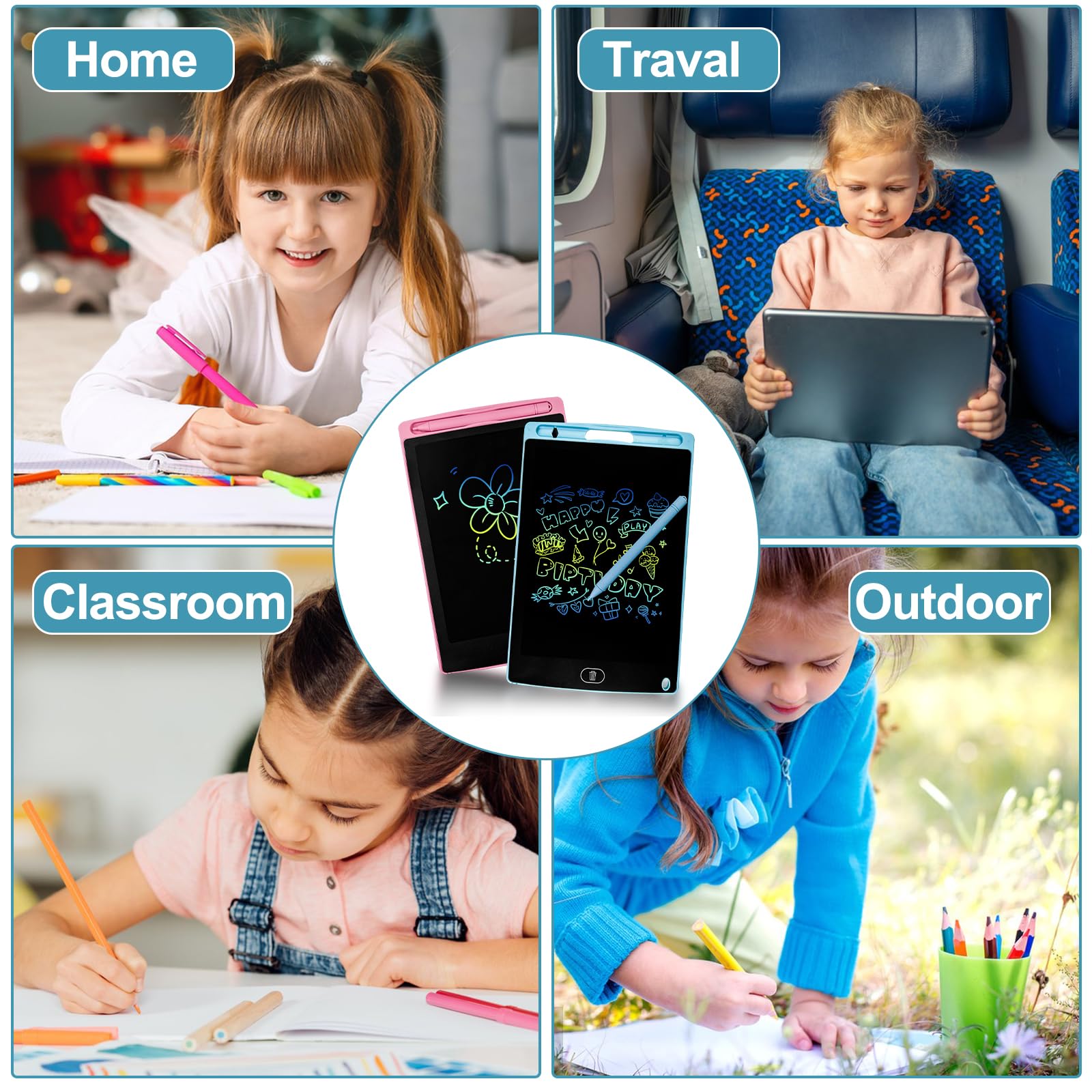 Lavagna LCD Per Scrittura Tavolo Da Disegno Elettronico Per Bambini Da