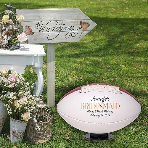 Miniatura 63 de Regalo de boda personalizado de fútbol personalizado, padrino de boda, padrino, mejor hombre, dama de honor, regalo de recuerdo de portador