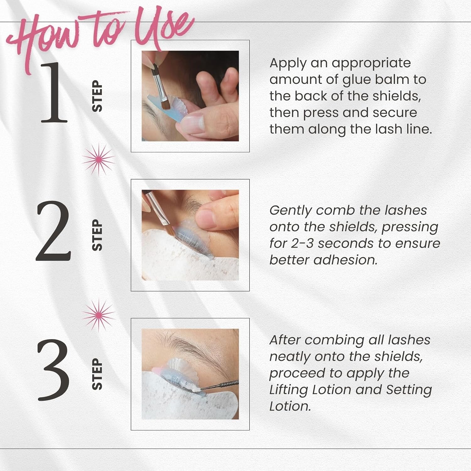 Libeauty Lash Lift Glue Balm Eyelash Perm Glue Wax for Professional Lash Lifting and Brow Lamination, Strong Stickiness and Non-Drying for Easy Adjustment, Water Soluble Lash Adhesive 10g (Pink Peach)