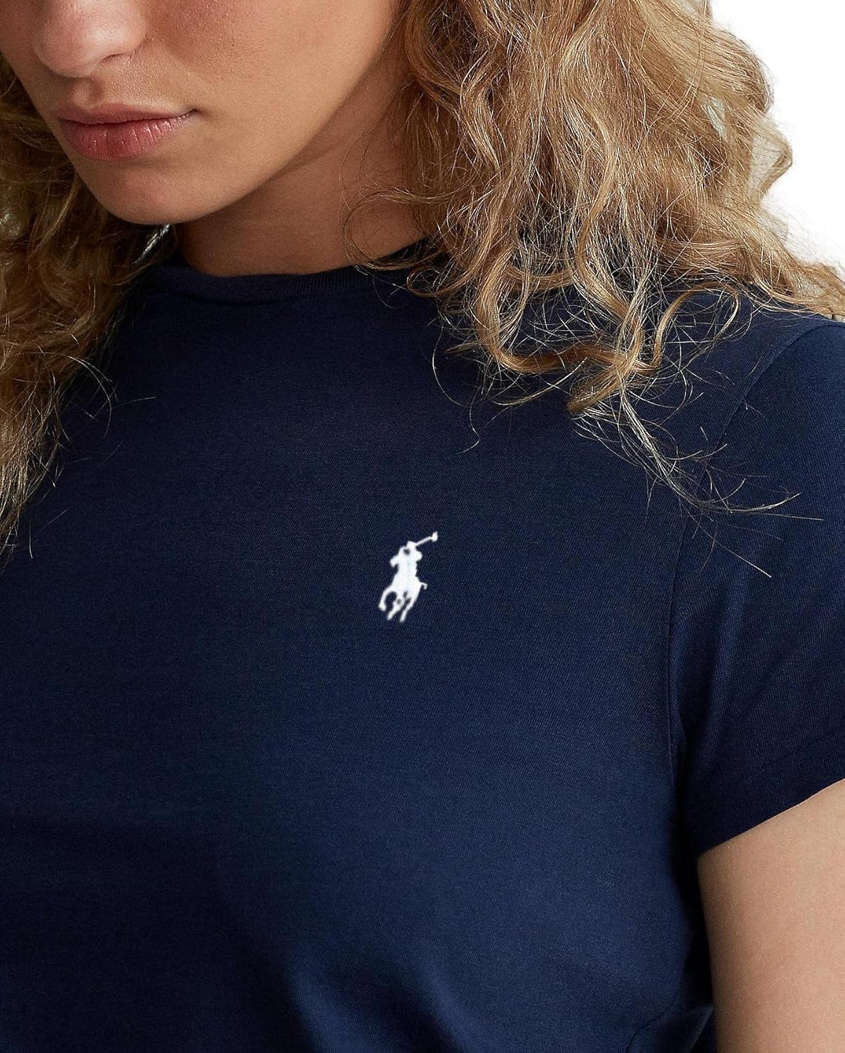 Polo Ralph Lauren Womens Crew Neck Jersey T-Shirt - Image 4
