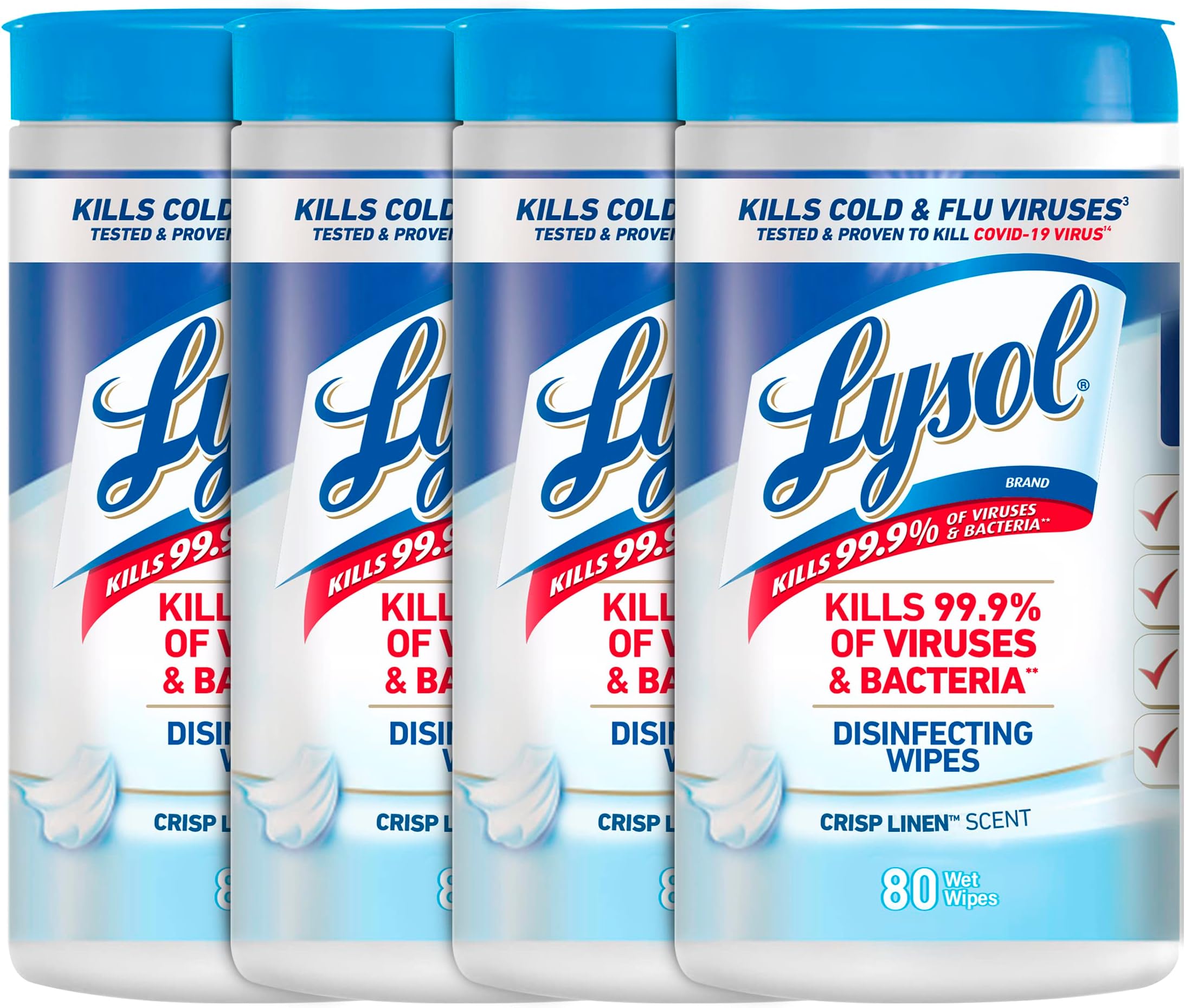 Lysol Disinfectant Wipes, MultiSurface Antibacterial Cleaning Wipes, For