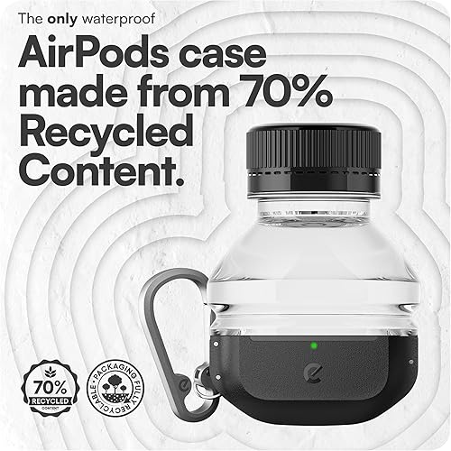 Miniatura 7 de Keybudz Funda para AirPods Pro 3 con candado, totalmente impermeable, compatible con AirPods Pro de 3ª generación, llavero, protección resistente y