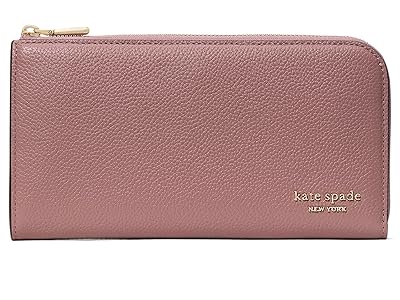 Kate Spade New York Devin Pebbled Leather Zip Around Continental Wallet Wallet Women