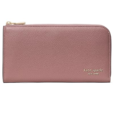 Kate Spade New York Devin Pebbled Leather Zip Around Continental Wallet Wallet Women
