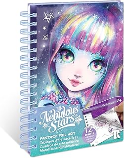 Nebulous Star Nebulous stars : Tableaux d'art M&233;tallis&233;s (Bilingue),Small Creative Book - Fantasy Foil Art