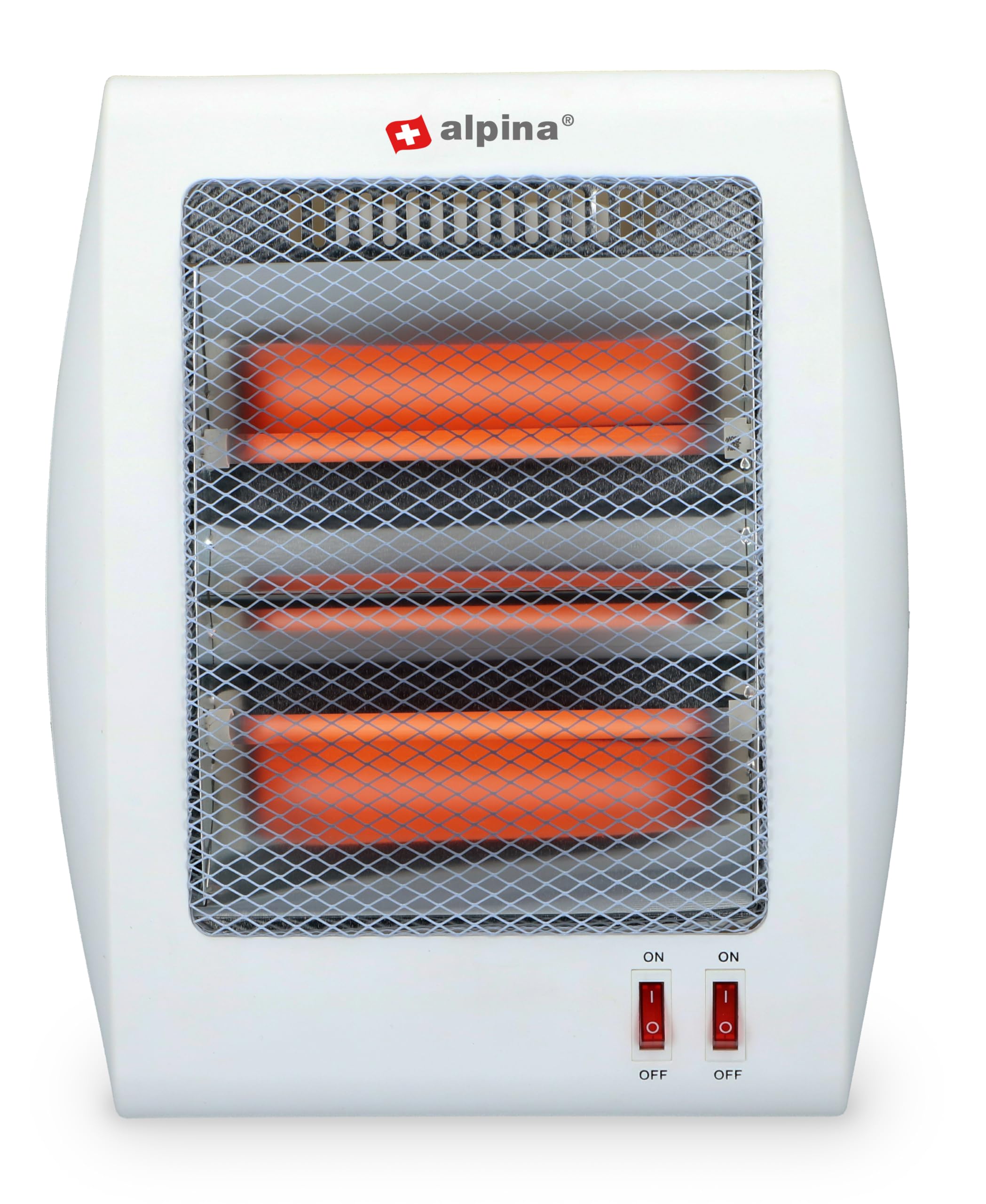 Alpina Electric Herd Strahlofen - 2 Zähne 400 and 800 Watt - Kippschutz