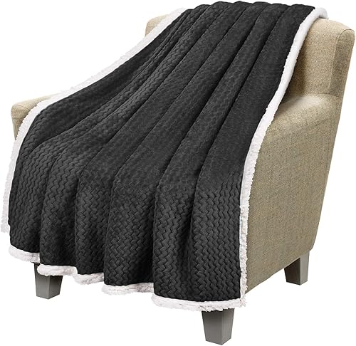 Miniatura 6 de Catalonia Sherpa - Cobija para sofá cama, Cobija súper suave, cómoda y esponjosa reversible. Para todas las estaciones para adultos y niños usa