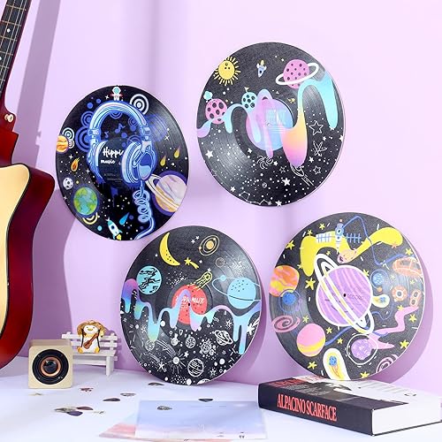 Miniatura 6 de Bnesi 4 pósteres de decoración de habitación hippie para habitación, pósteres estéticos de música, decoración retro, decoración de habitación