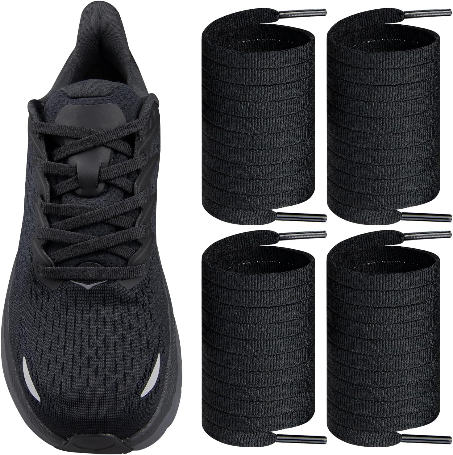 Endoto 2 Pairs Shoelaces for HOKA ONE ONE Flat...