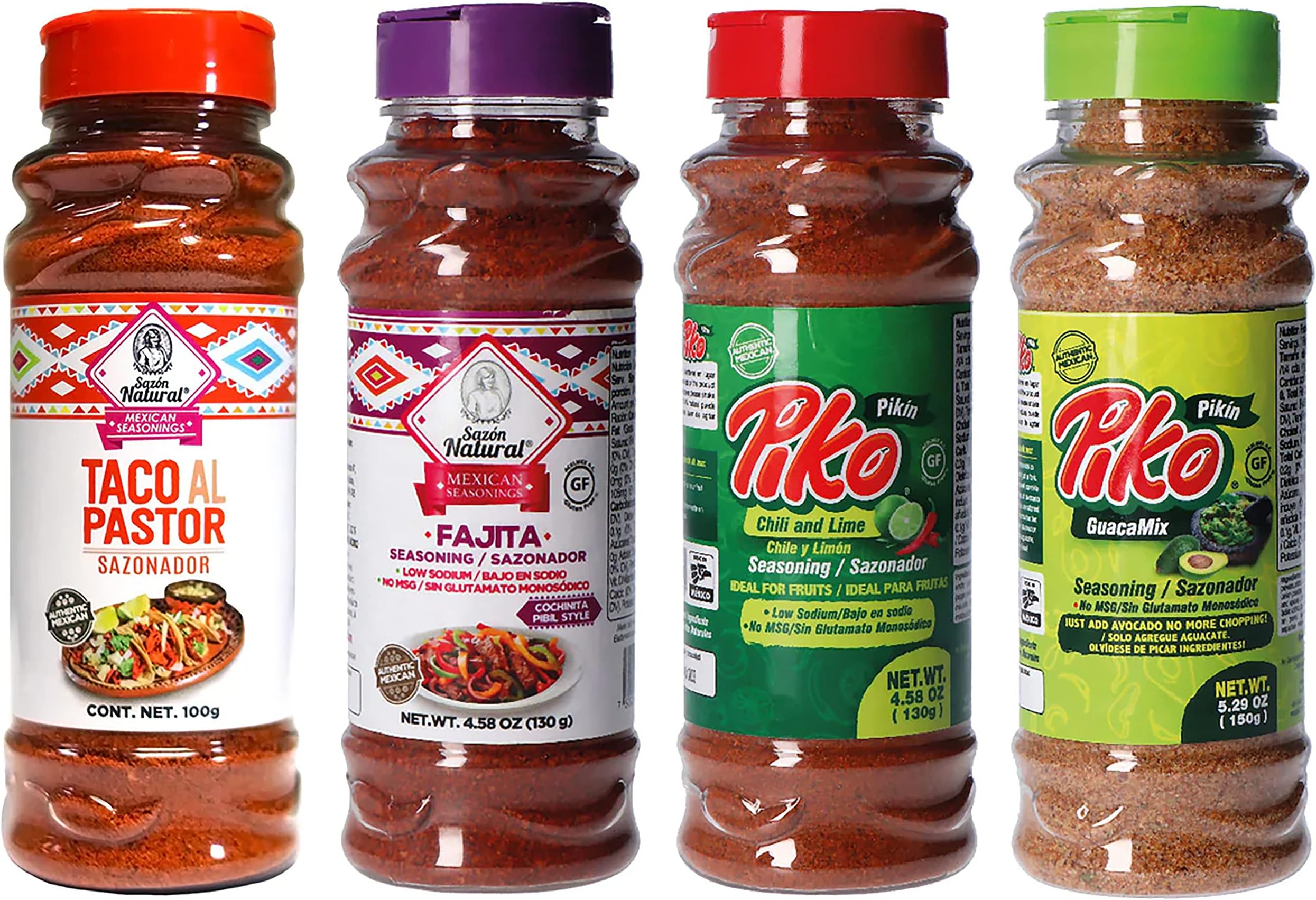 Sazon Natural Mexican Seasonings Variety Pack of 4 Taco