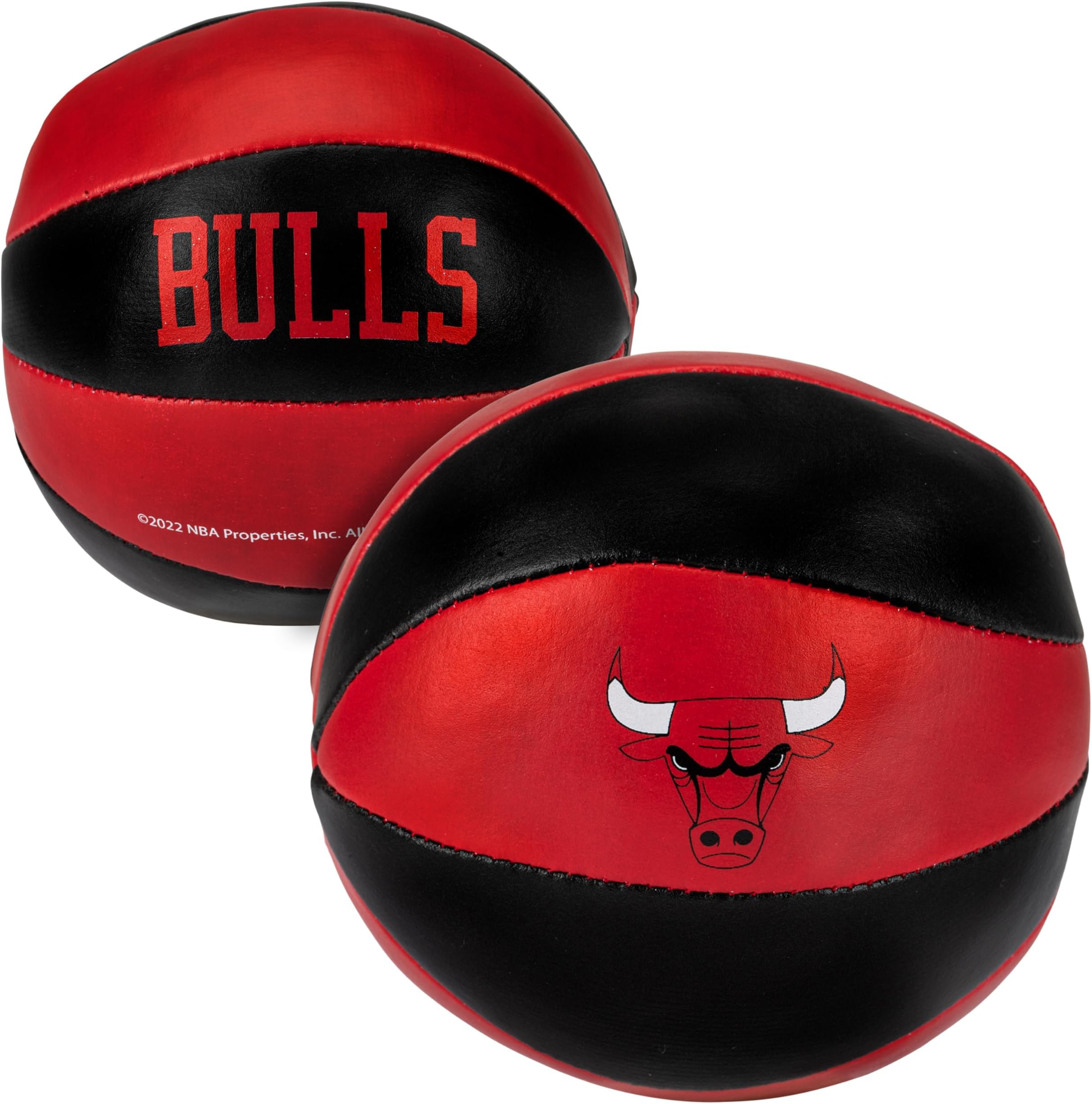 NBA Toy Basketballs - 2 Pack of Kids Soft Mini Basketballs for Over the Door + Indoor Hoops - NBA Fan Shop Kids Soft Toy Basketballs - (2) Mini Balls Included