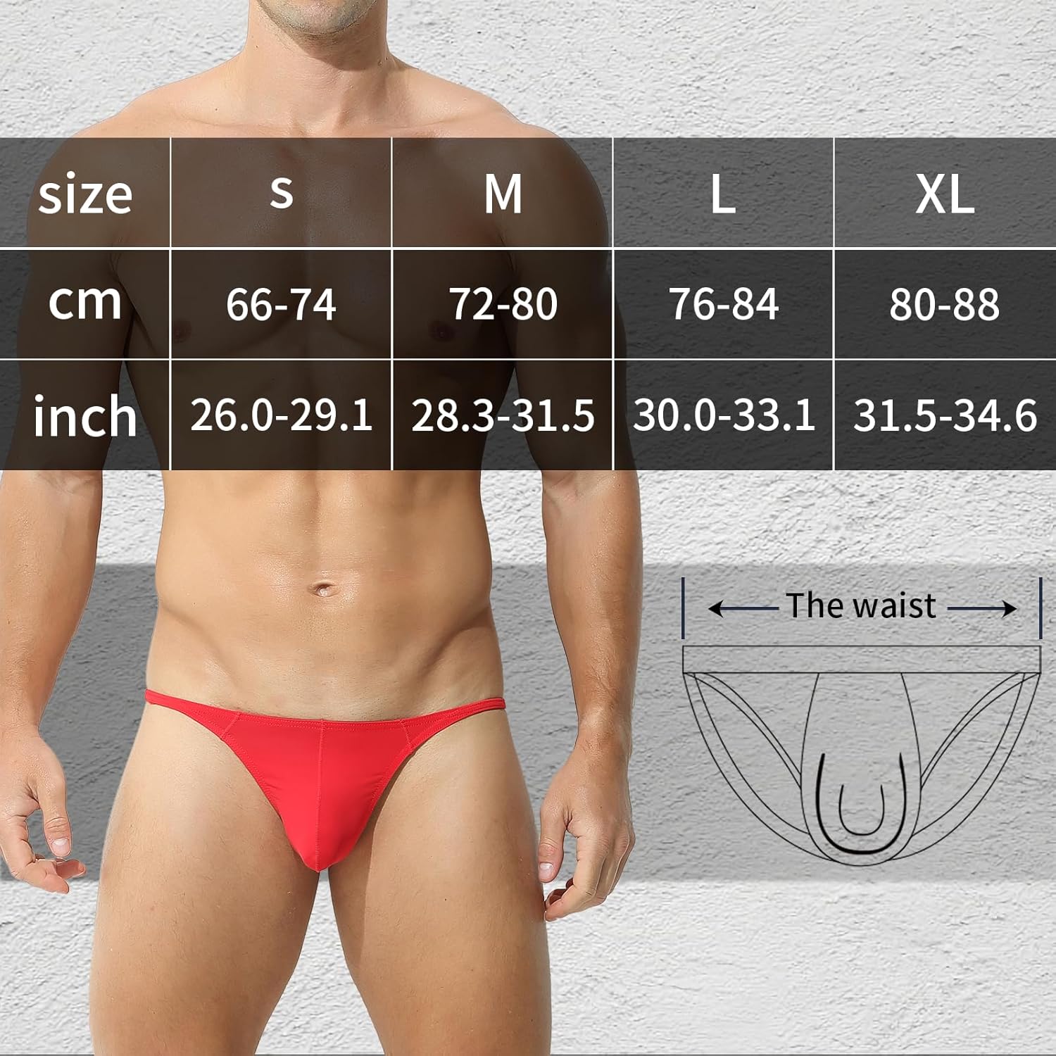 KAREN SPACE Ice Silk Sexy Men's Thong Underwear, Athletic Supporters for Men - Image 3