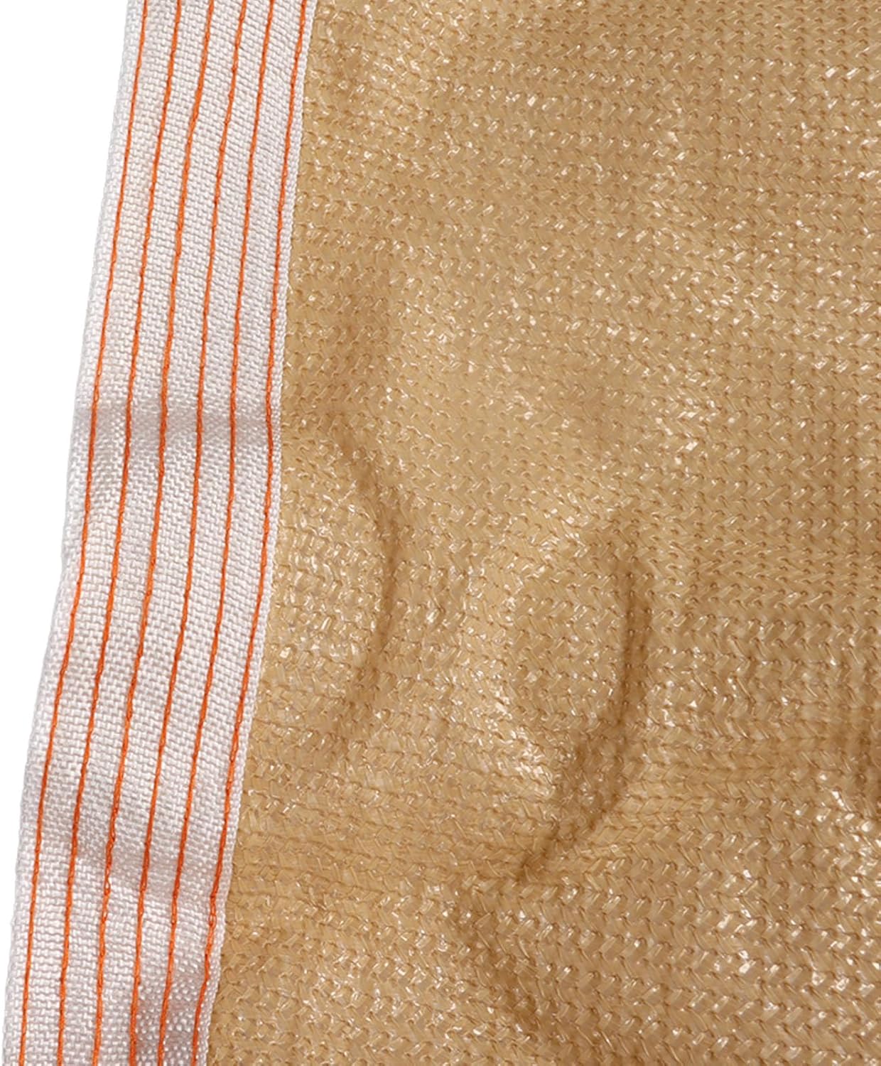 Sun Shade Cloth Mesh Outdoor Sunshade Screen Yellow Garden Sun Block Shade Mesh 4x3 Meter for Patio Balcony Courtyard PE Material