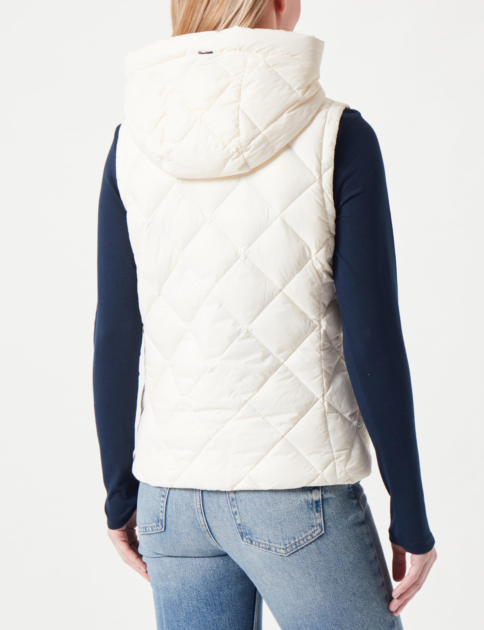 Tommy Hilfiger Donna Gilet Down Quilted Collarless Vest Sottile