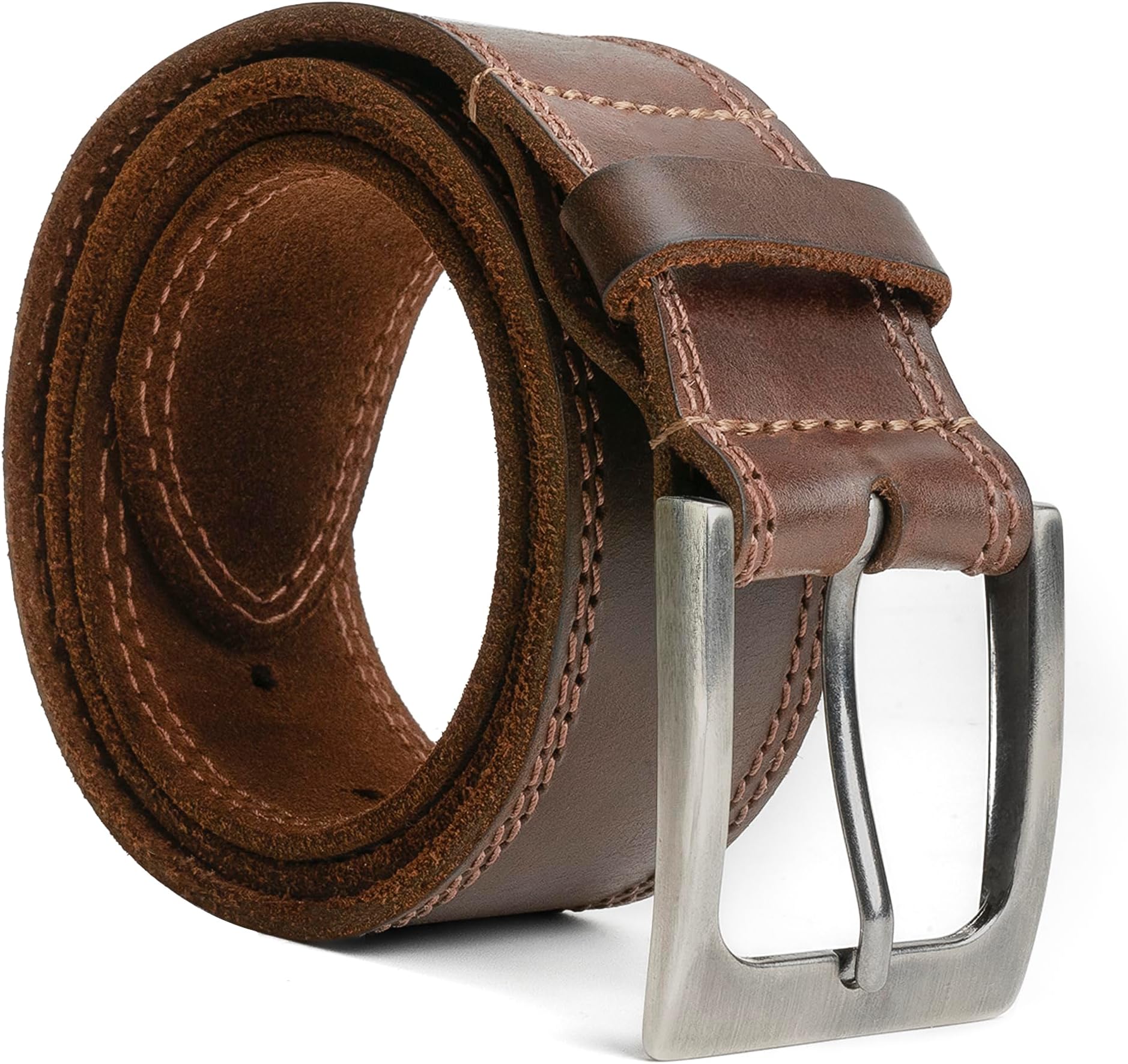 Hide & Drink Rugged Full Grain Leather Belt - Durable Men's Belt for Jeans, Western, Casual & Dress, Mens Belts for Men
