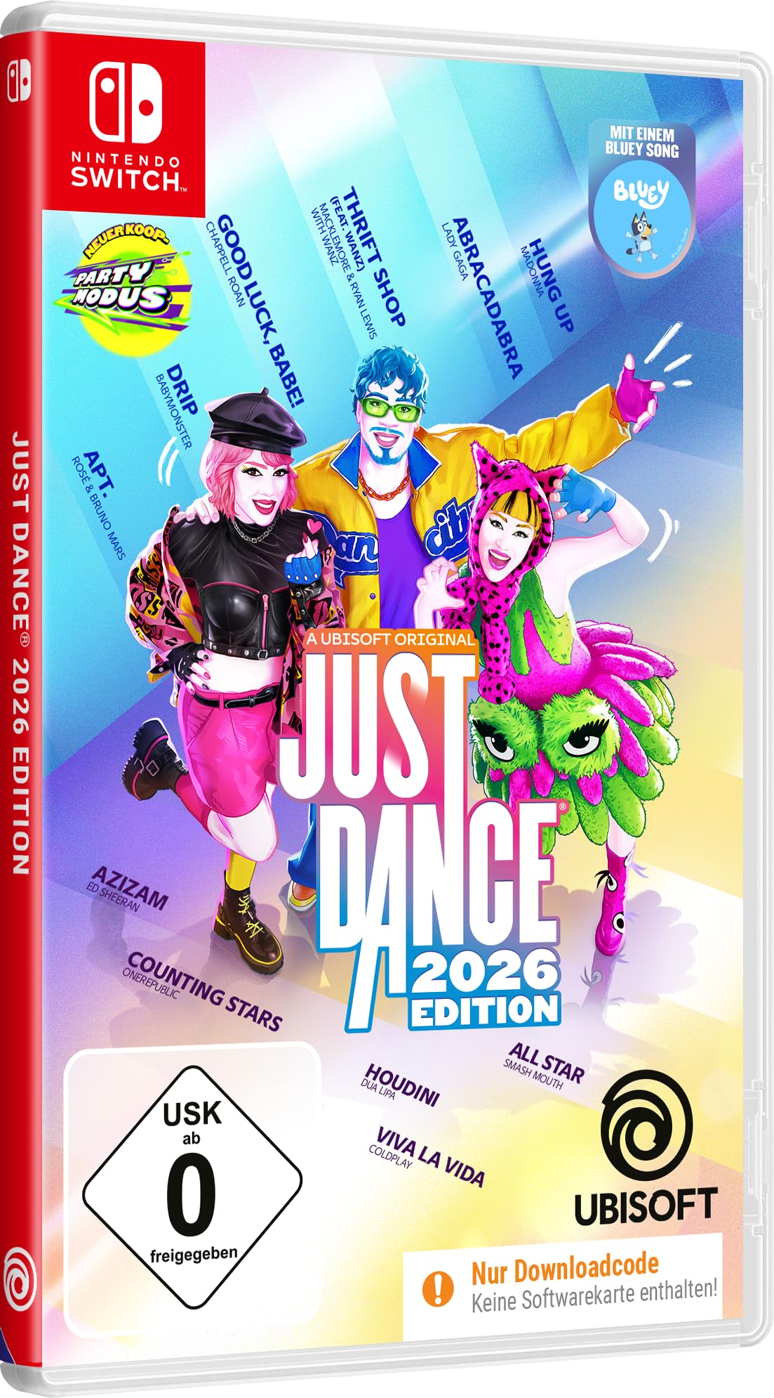 Just Dance 2026 Edition (Code in a box) - [Nintendo Switch] - Spielbar auf Nintendo Switch 2