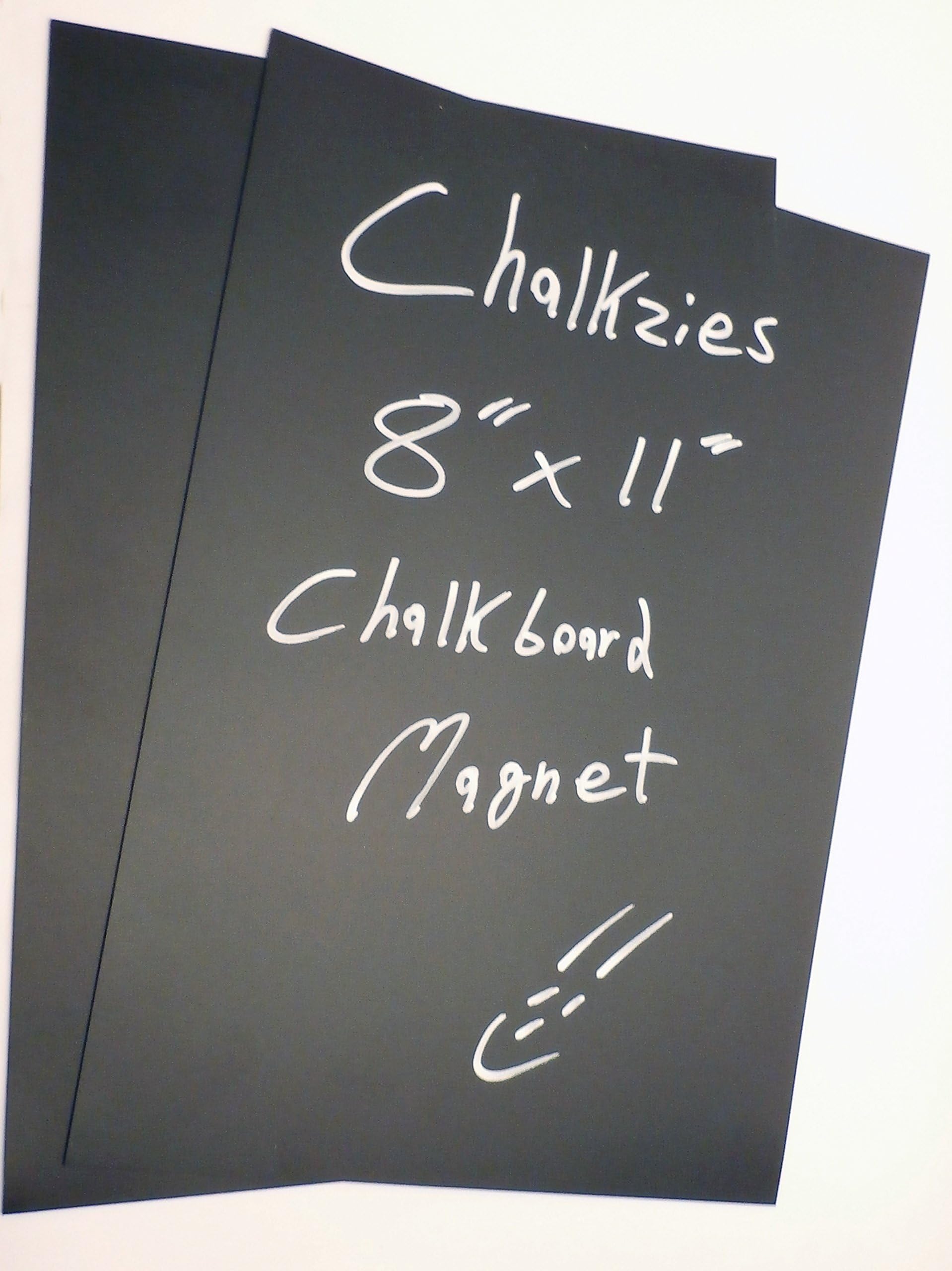 Chalkzies 8"x11" Chalkboard Magnet Sheet (2-Pack - No Marker)