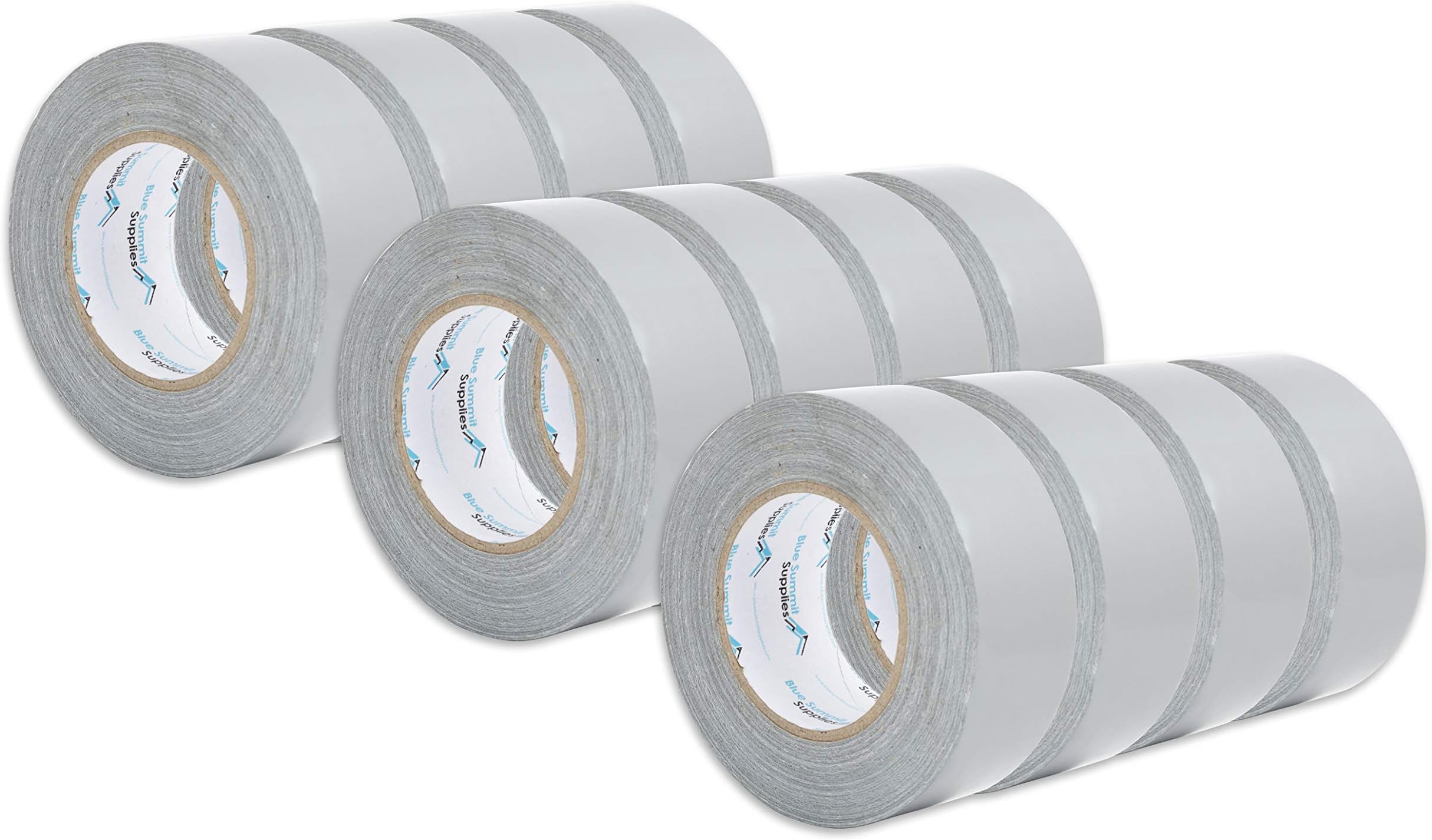 - Blue Summit Supplies 12 Pack Duct Tape, Tear by Hand Design, Silver, Strong 7.3mil Thickness, Designed for Home and Office Use with Commercial Grade Strength, 60 Yard Length, 720 Total Yards