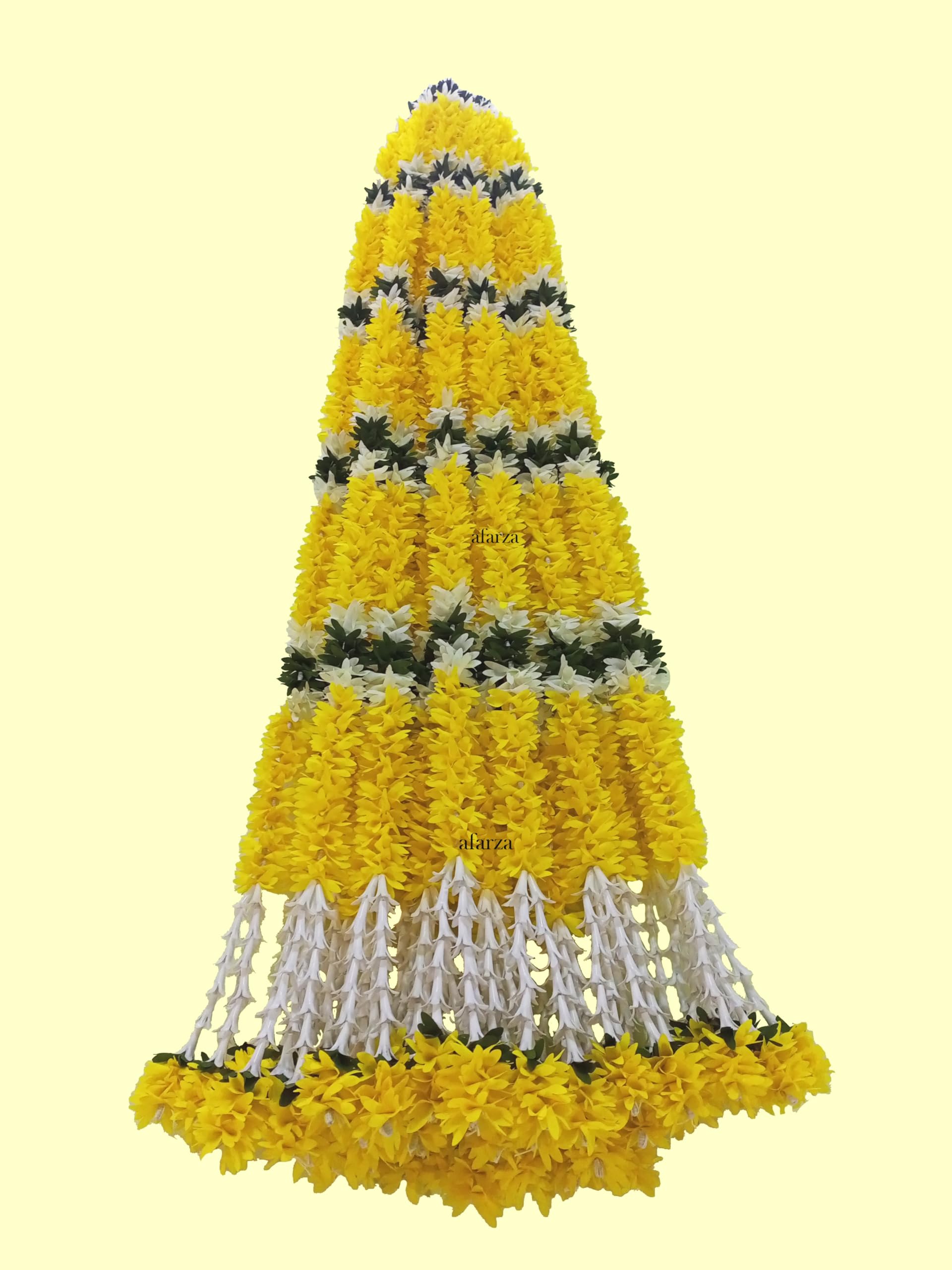 afarza Artificial Flower Garland Toran Wall Hanging For Door Entrance Home Decoration Backdrop Pooja Gift Bandarwal (4 Psx5 Ft Each, Multicolor, 60 Inch) (B0CVX5RZHF) Amazon Price History, Amazon Price Tracker