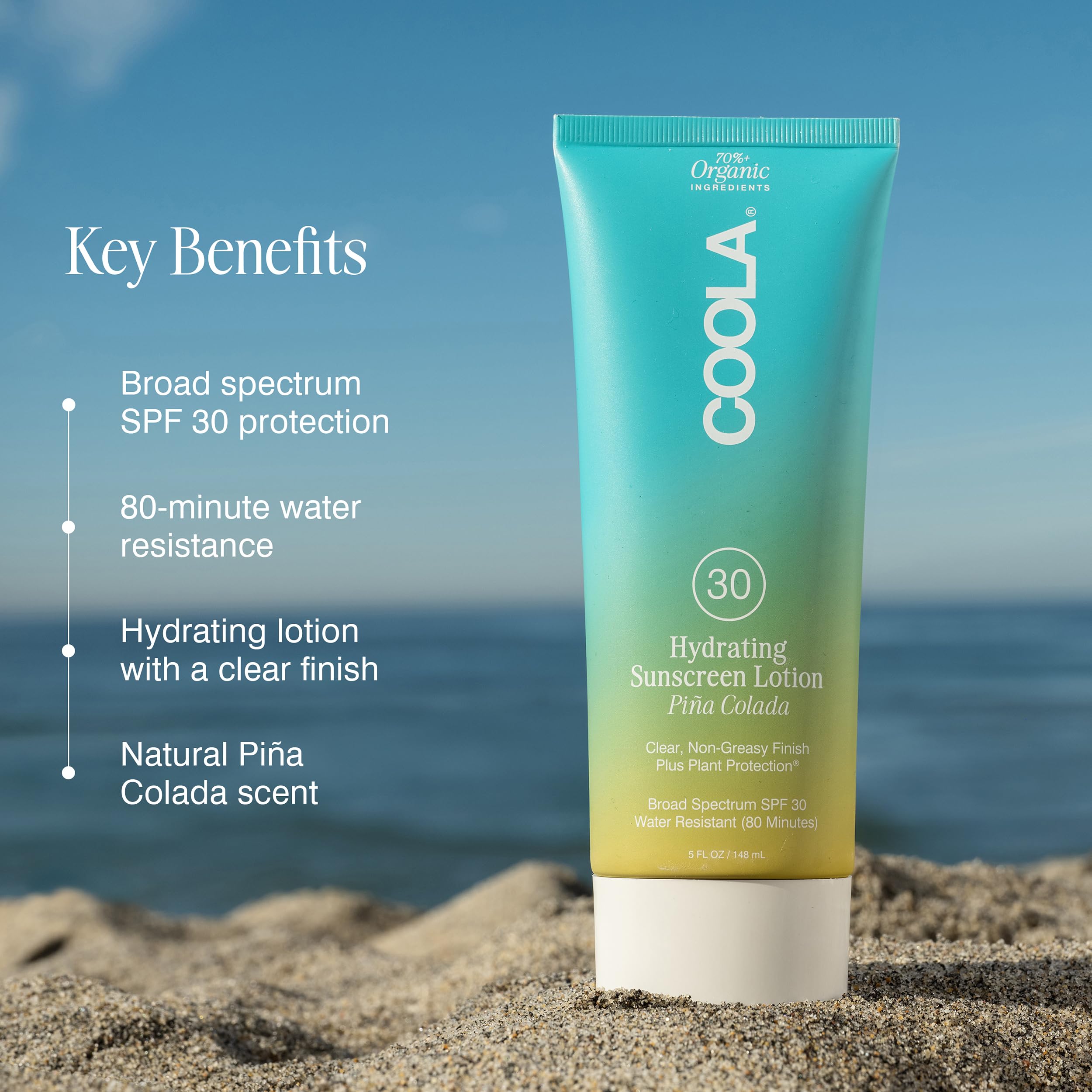 COOLA Organic SPF 30 Body Sunscreen Lotion