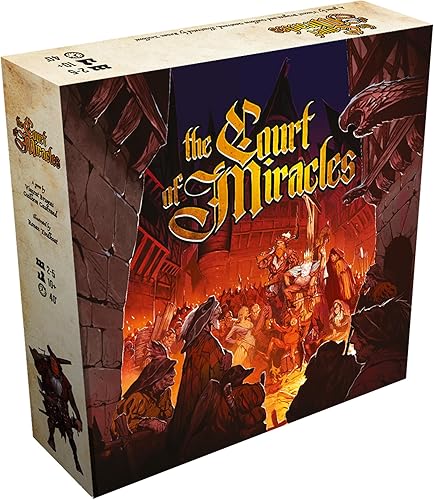 Juego de mesa The Court of Miracles - Rise from Rags to Riches in the Beggar's Guild! Juego de estrategia para niños y adultos, a partir de 10 años,