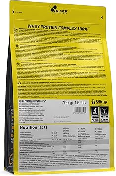 OLIMP SPORT NUTRITION- Whey Protein Complex 100%. Hochwertiges Protein Pulver aus einer Eiweißkombination von Molkeneiweißkonzentrat und Molkeneiweißisolat für den Muskelaufbau. Geschmack: Vanille (700 g) – Bild 2
