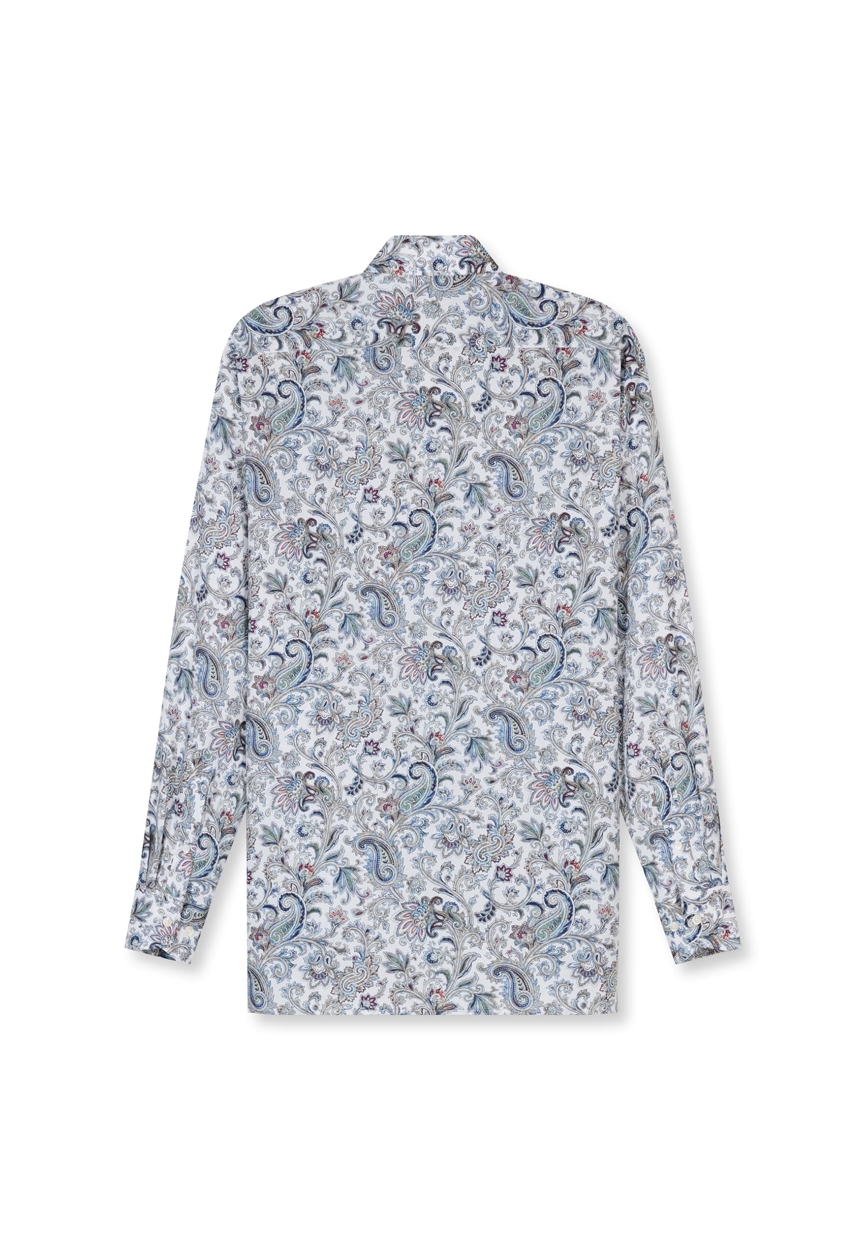 OLYMP Camisa de manga larga para hombre 101384, impresión digital en p/d dobby, ajuste cómodo 78, New Kent