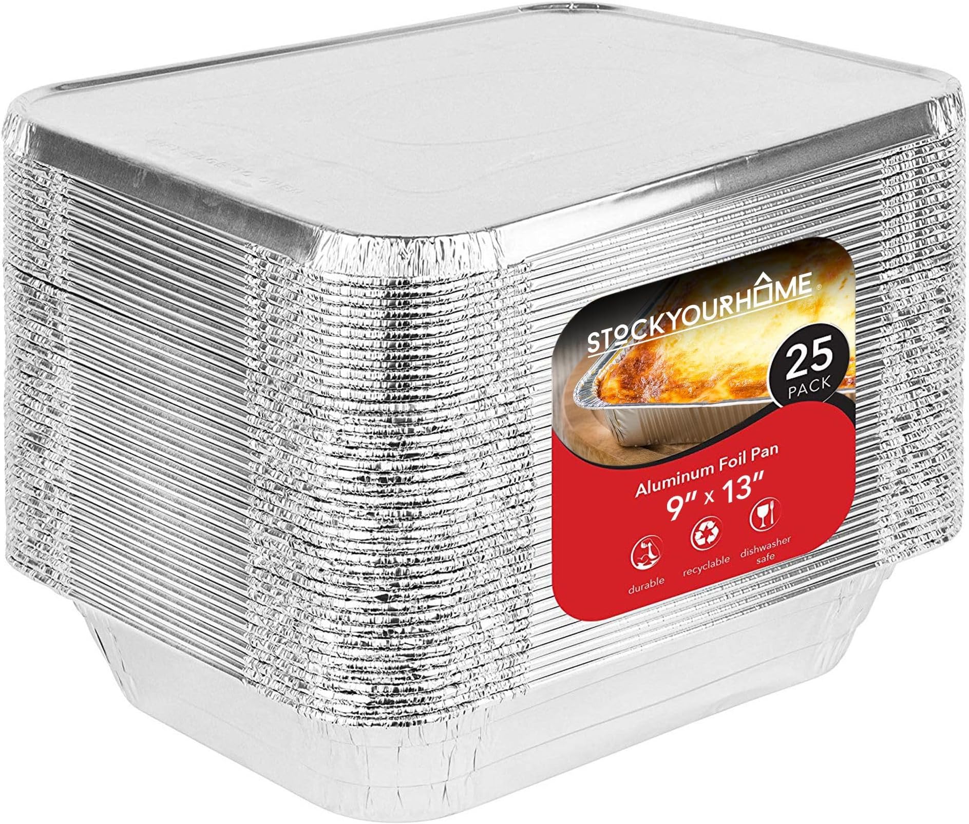 Shah Foil Full Size Steam Table Deep Pan 21x13 (10 pack