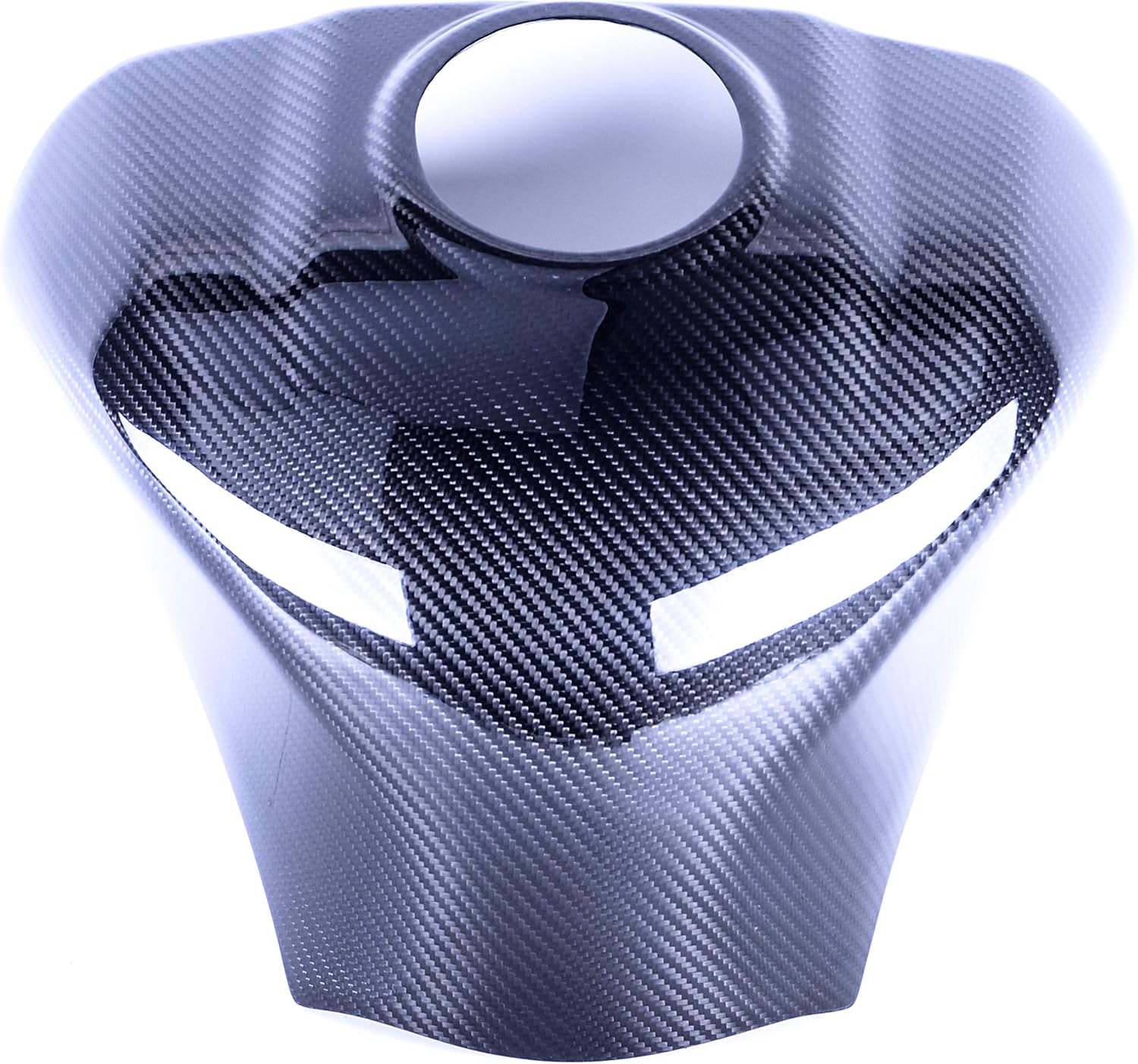 Bestem Carbon Fiber Tank Cover Panel Fairing Twill Weave for 2016-2019 Kawasaki ZX10R
