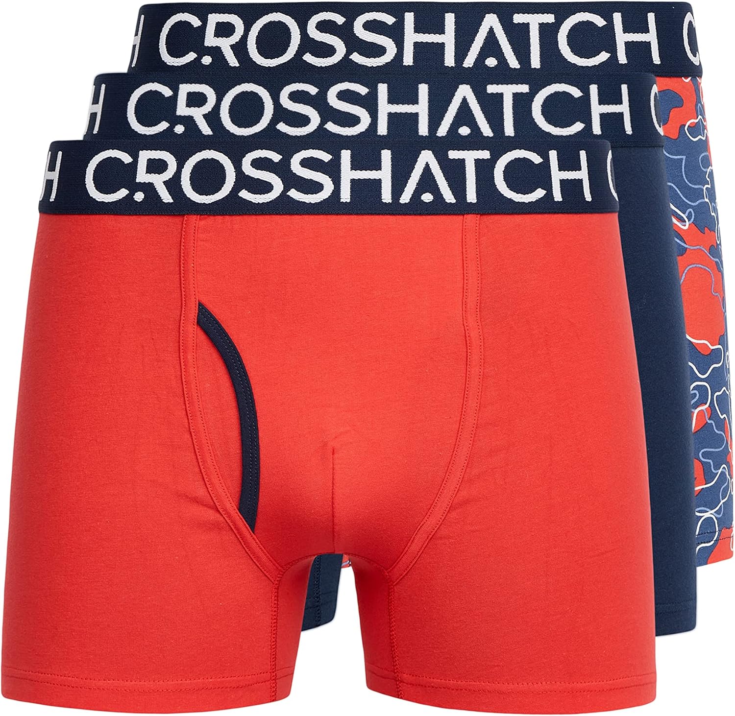Crosshatch Heren Fadez Boxershorts Zwart