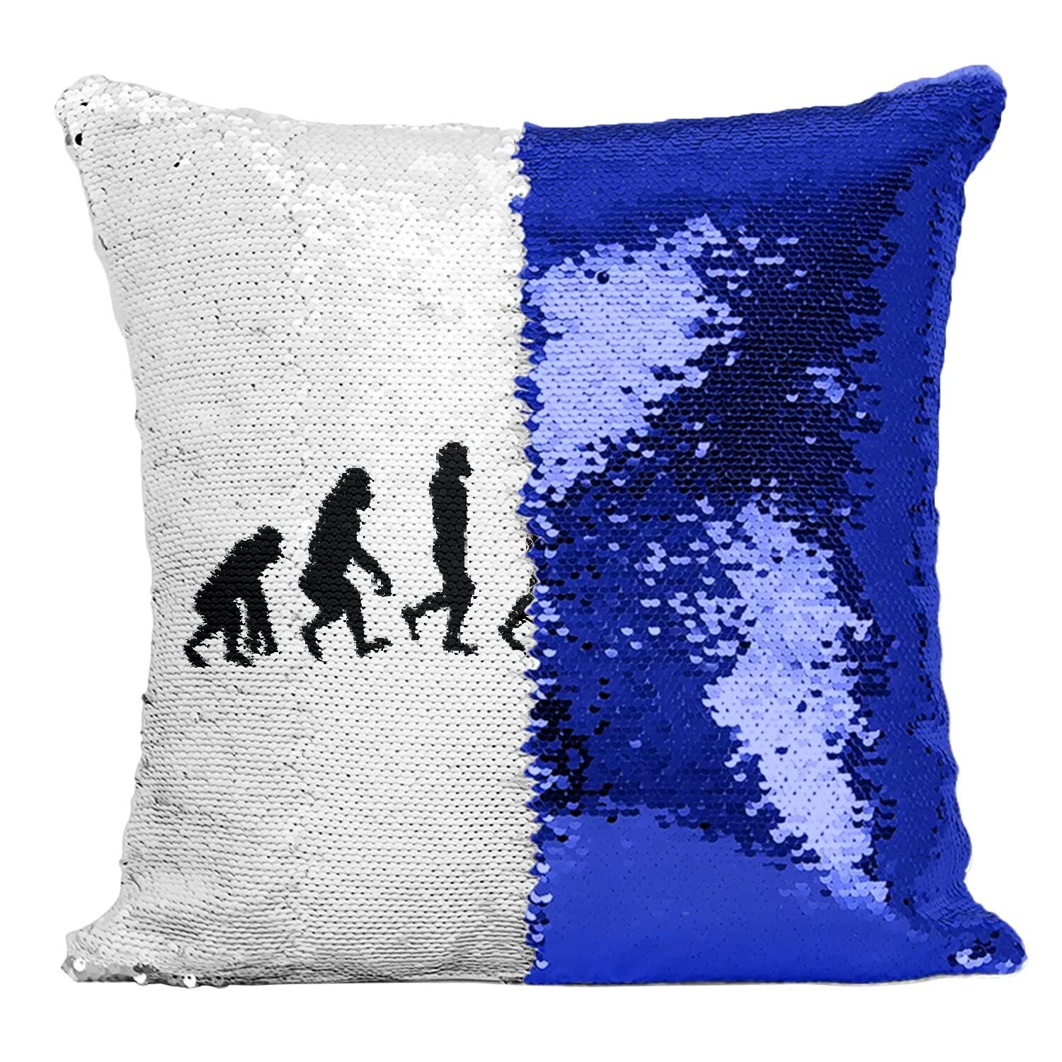 Coussin paillettes bleu évolution randonnée marche nature montagne pour passionné de trekking