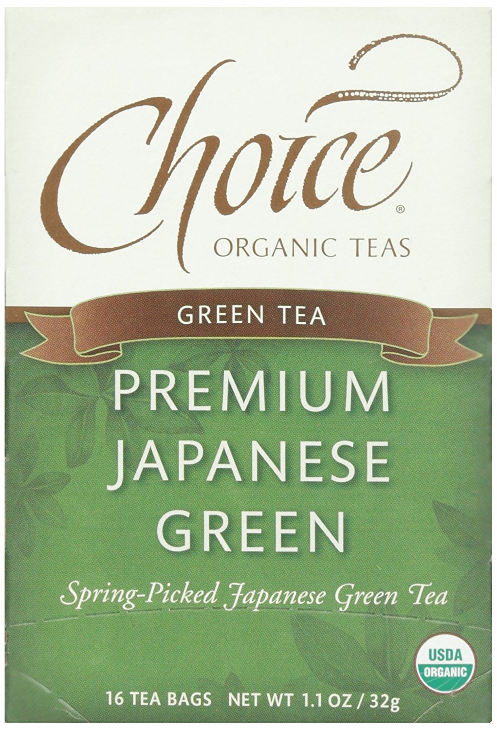 Choice Organic, Premium Japanese Green Tea, 16 ct