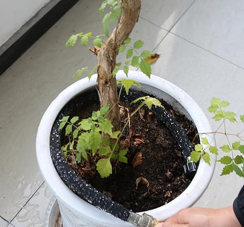 Miniatura 3 de Atlantic Manguera corta de 12 pulgada x 2 pies, conectores de latón macizo con revestimiento de grado alimenticio, mantiene tus plantas saludables