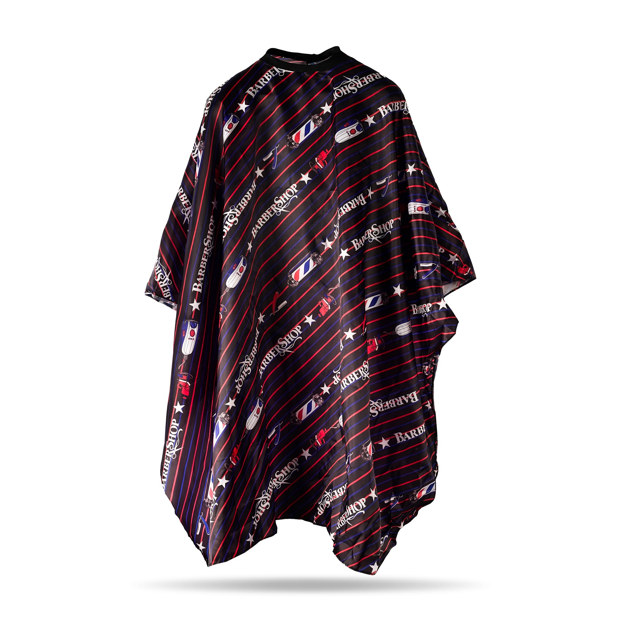 Delkinz Barber Cape with Adjustable Snap Closure waterproof Hair Cutting Salon Cape for Unisex, Perfect for Hairstylists