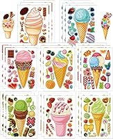 Vista 10 de 24 hojas de calcomanías para hacer tu propio robot para hacer una cara, calcomanías para niños pequeños con robots, manualidades, suministros