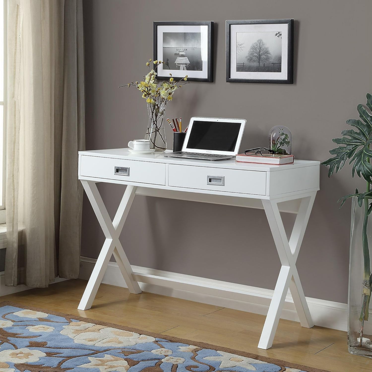 Convenience Concepts Designs2Go Landon Desk, White