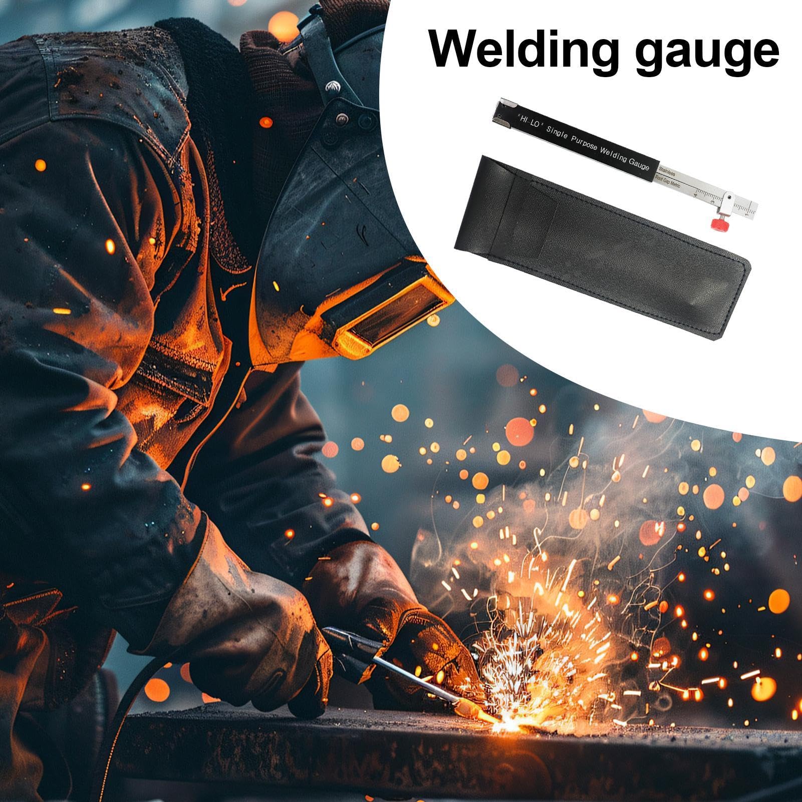 Welding Measuring Tools - Root Weld Space Gage, Internal Welding Gauge, Single Purpose Measurement Tool for Precise Pipe Welding, Accurate Weld Thickness and Root Gap Measurement